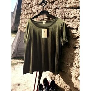 Jacklyn Smith Holiday Velour Shell Collection Blouse New Size XXL